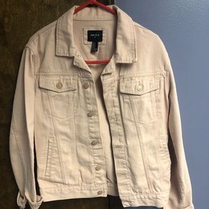 Forever 21 Men’s Jean Jacket (Light Pink)